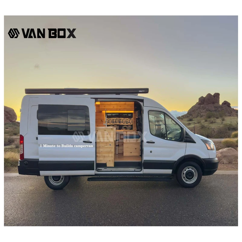 Hot Sales Factory Direct Sales Camping Vanbox Custom-Made  Part Camper Van Conversion Kits for Motorhome Aluminum Bed Lift