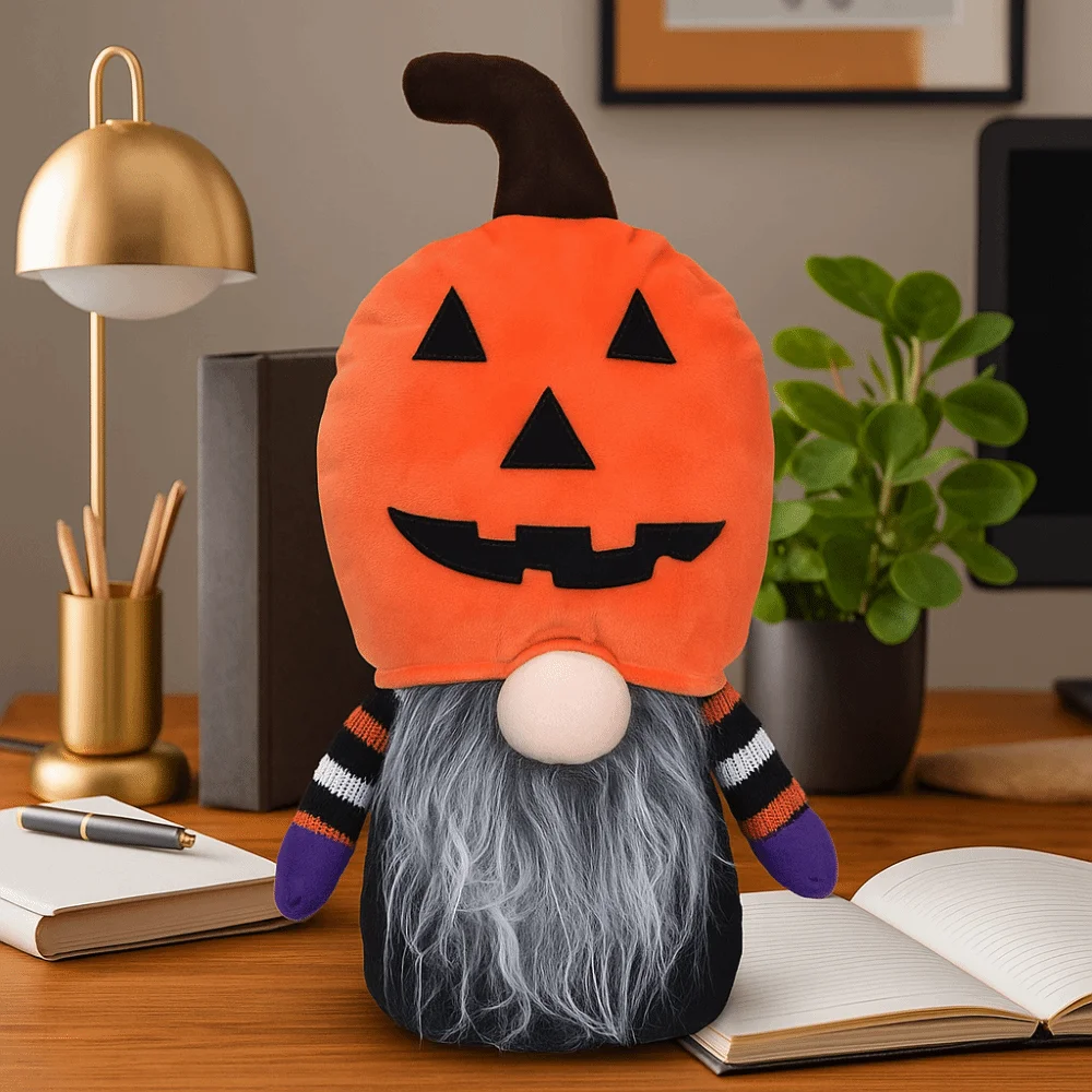 مضحك مجهولي الهوية الرجل العجوز دمية البوليستر الكرتون رودولف قزم دمية اليدوية هالوين الديكور دمية مكتب الديكور #2