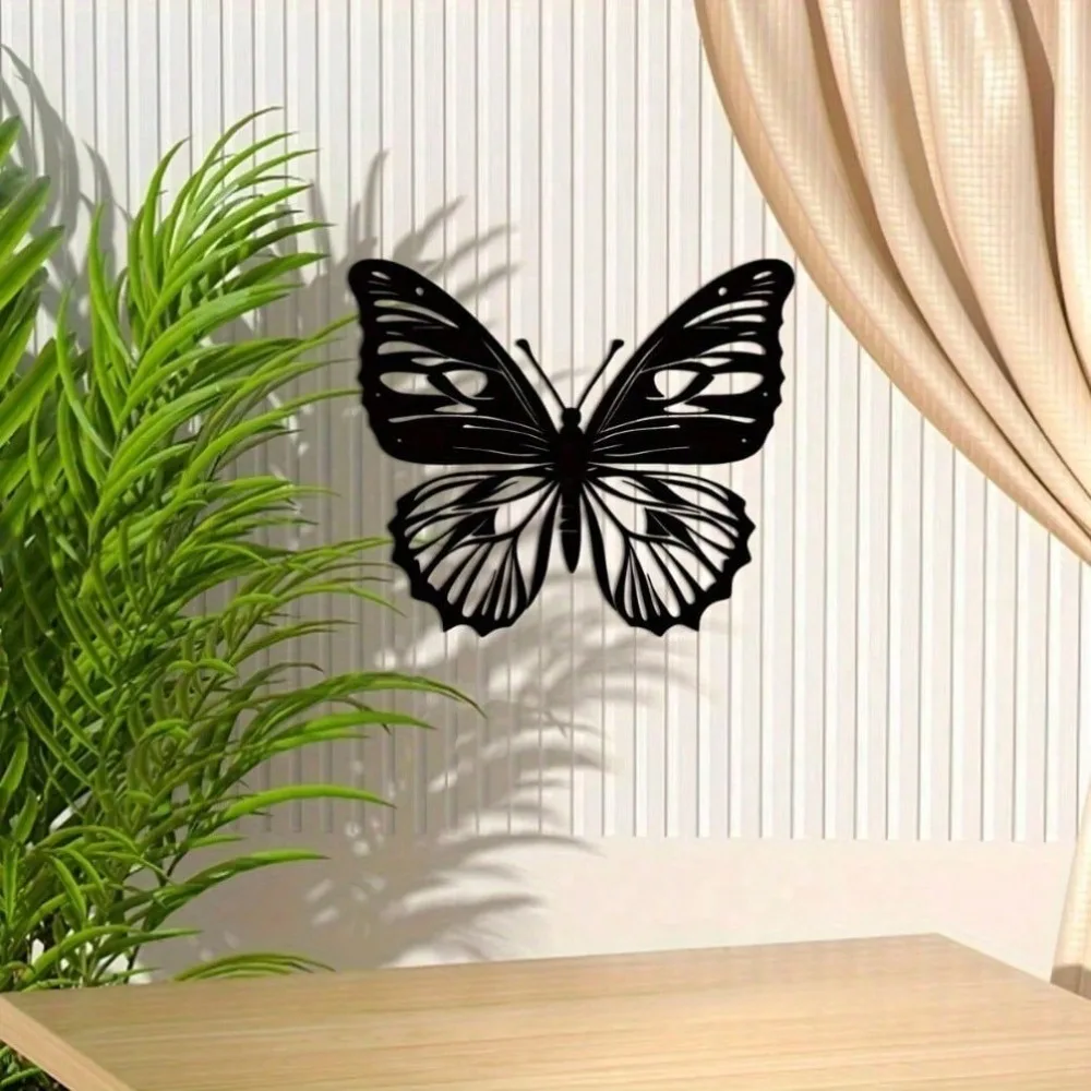 

Metal Butterfly Garden Art Outdoor Decor Waterproof Rust Proof Yard Gift