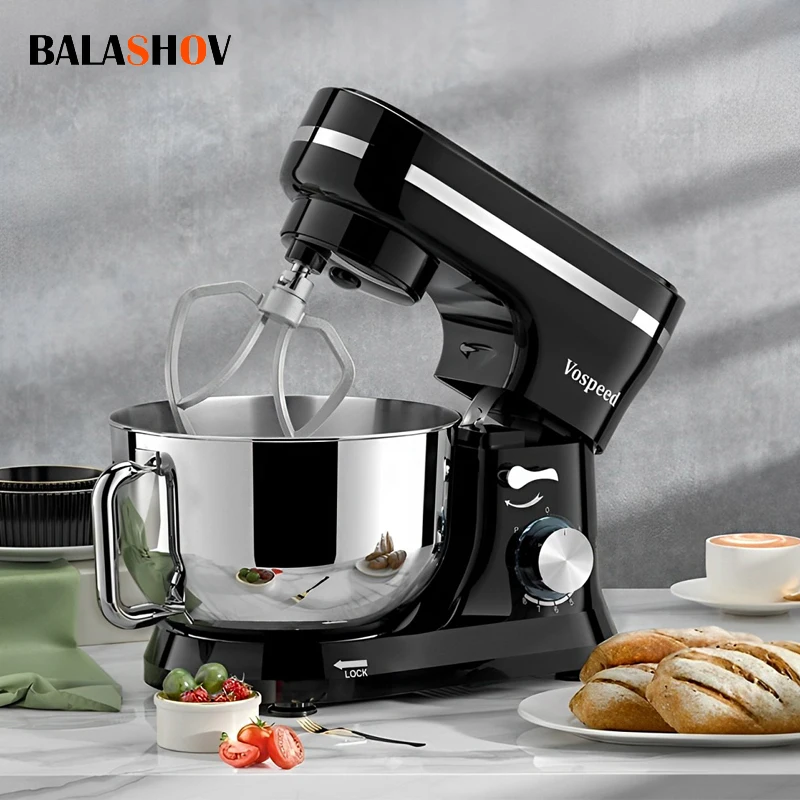 Powerful Stand Mixer Electric Blender Desktop Egg Whisk 1000w 8+P Speed Food Processor Multifunctional Kitchen Mixer with Bowl