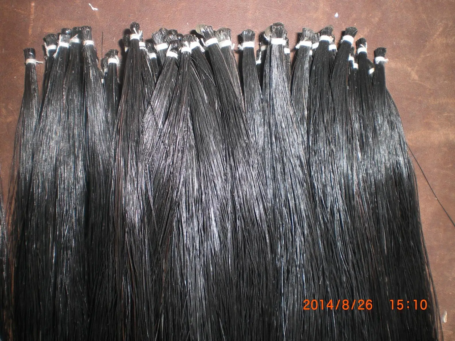 10 Hanks High quality Black Violin Bow Hair 6 gram/PC in 80 to 83cm