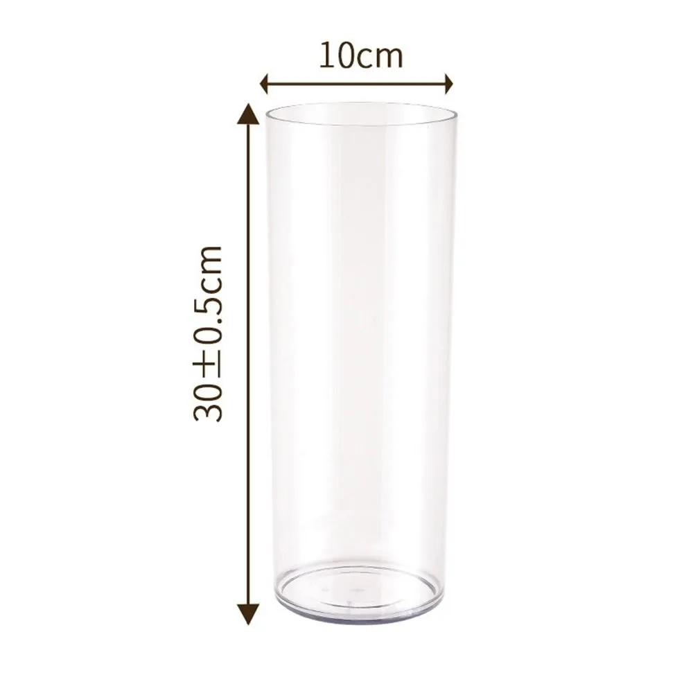 

Nordic Style Flower Vase Acrylic Modern Deep Water Flower Pot Flower Arrangement Transparent Flower Bucket Home Decoration