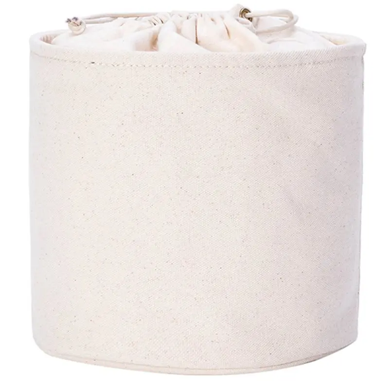 ABRT-Purse Organizer Insert Womens Tall Canvas Round Handbag Storage For Women, Cosmetic Pouch Bag