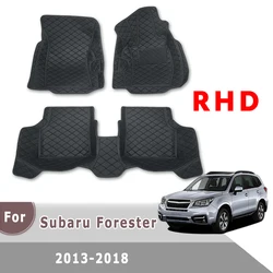 RHD Carpets For Subaru Forester 2018 2017 2016 2015 2014 2013 Car Floor Mats Auto Covers Accessories Leather Floorliners