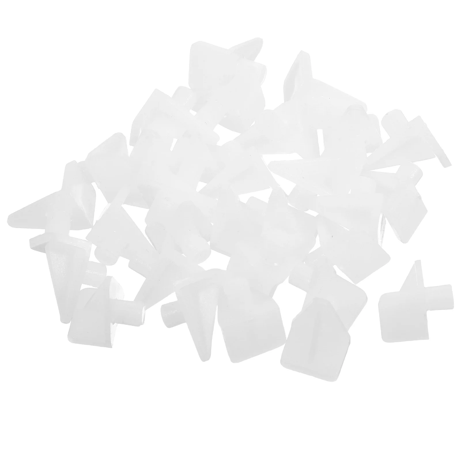

50Pcs Shelf Support Clips Durable Plastic Cabinet Pegs for Shelves Closet Furniture Kitchen Cupboard Brackets Holders
