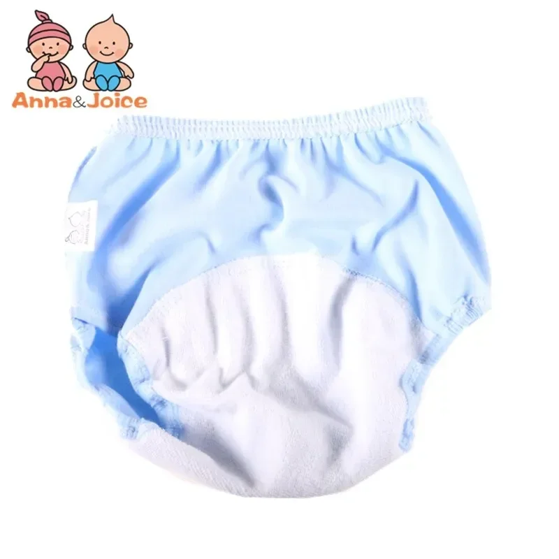 Fraldas de algodão laváveis para o bebê, roupa interior respirável, Underwer Potty Training Pants, 90 100, 4 pcs