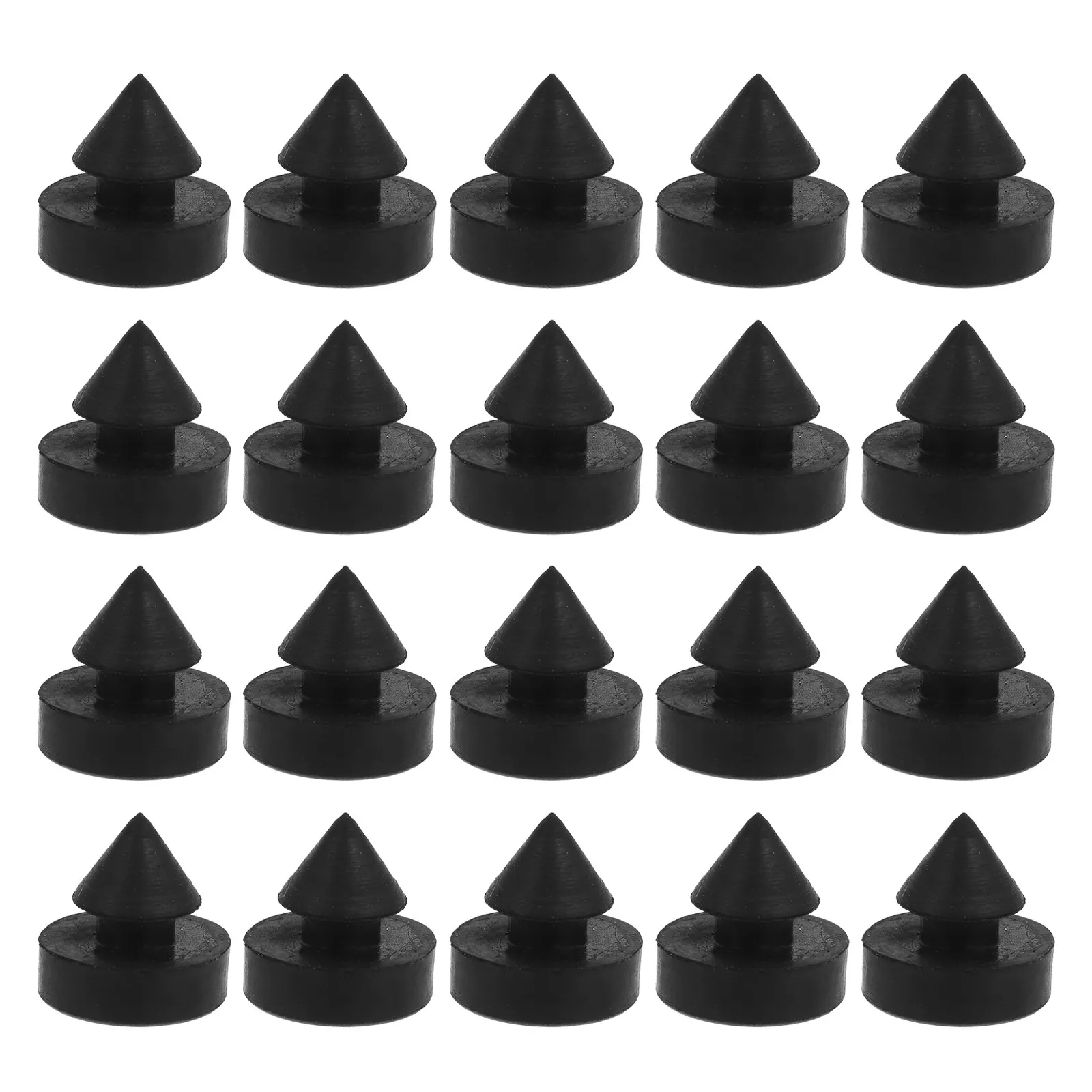 20Pcs Rubber Bumper Nail Door Stopper for Elevator Doors Wall Protector Anti Slam Door High Traffic Area Safety Upgrade