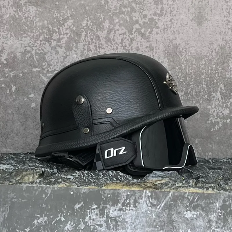 ORZ-HX06-DOT Certified 3/4 Open Face Motorcycle Helmet Men Women All Season ABS Windproof Street Bike Helmet view 5