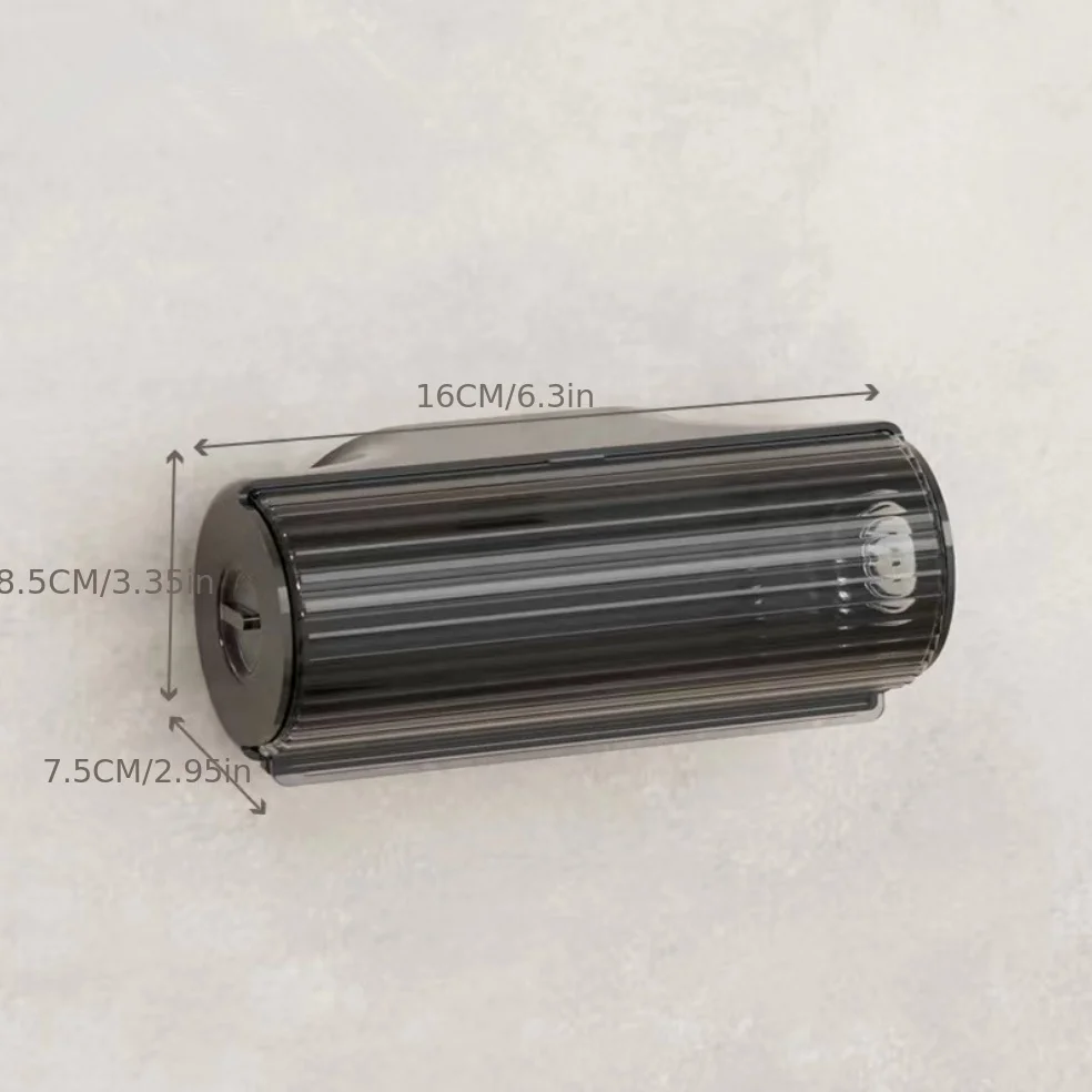 1pc Trash Bags Storage Box, Garbage Bag Dispenser For Kitchen Bathroom, Wall Mounted Bag Holder, Kitchen Plastic Bags Container