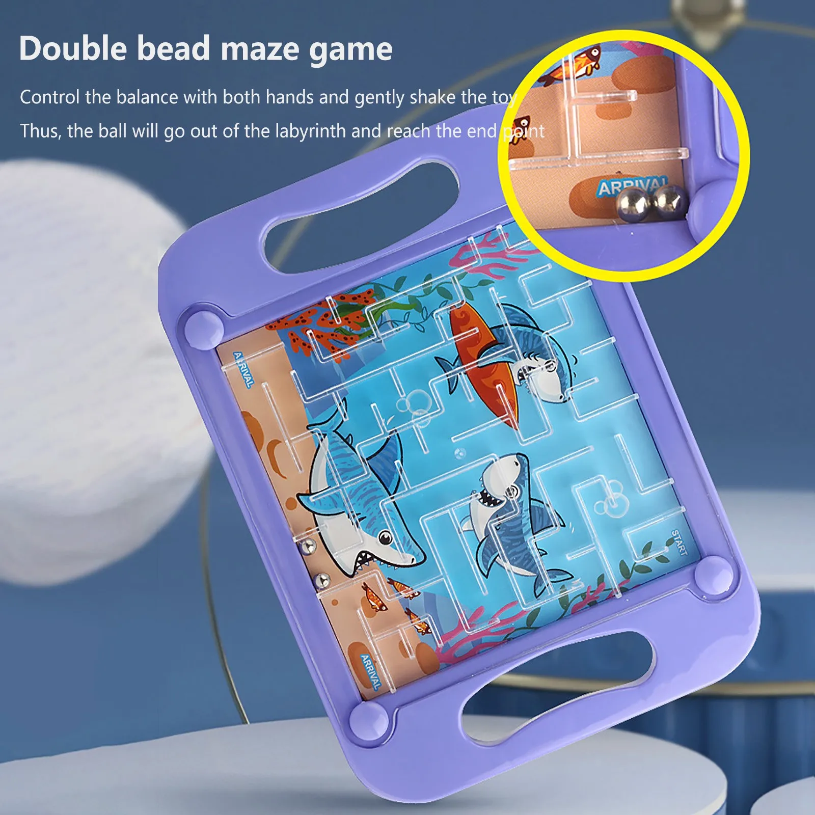 3D Maze Ball Balance Gravity Memory Sequential ปริศนา Montessori การศึกษาของขวัญเด็กของเล่นเพื่อการศึกษาเกม
