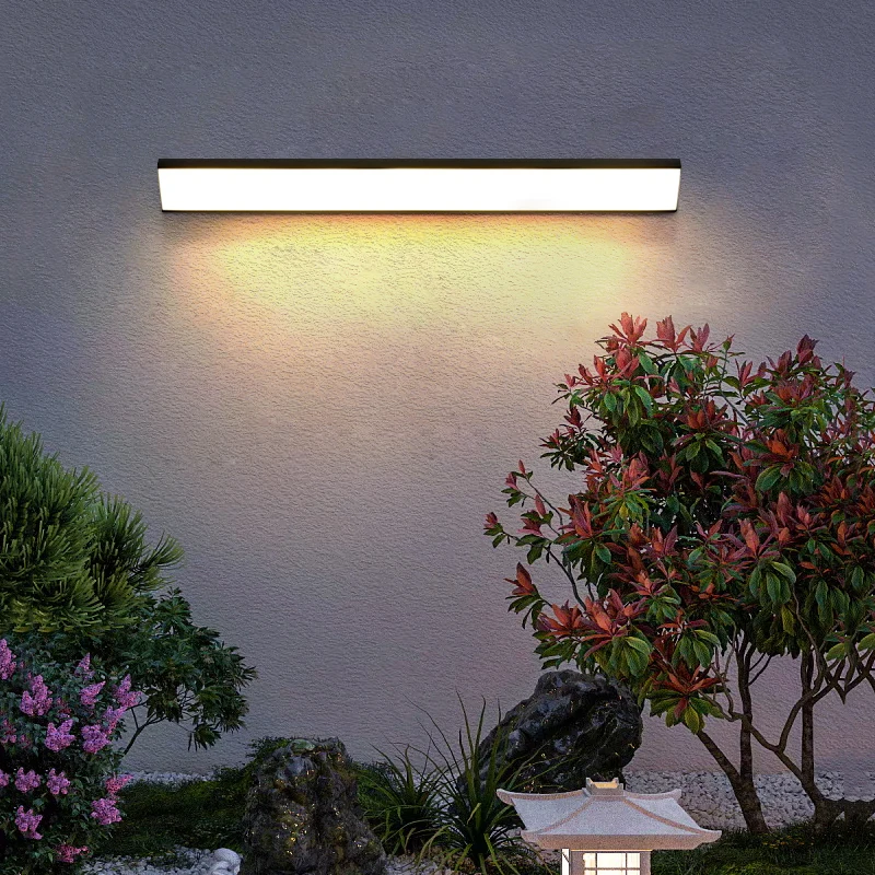 Outdoor Rainproof Wall Light Long LED Light Patio Wall Outdoor Lighting Wall Light Indoor Outdoor Universal