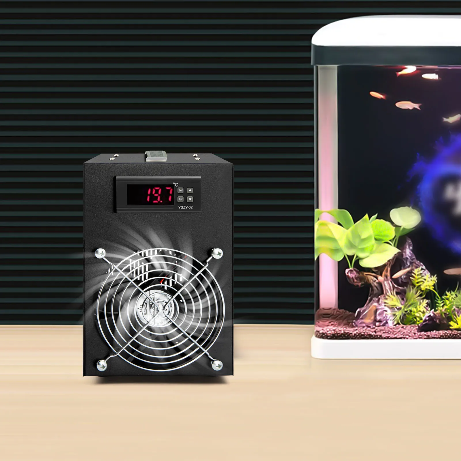 60L Aquarium Chiller Aquarium Water Chiller Fish Tank Cooler Cooling Machine 1-3L/Min 220-240V