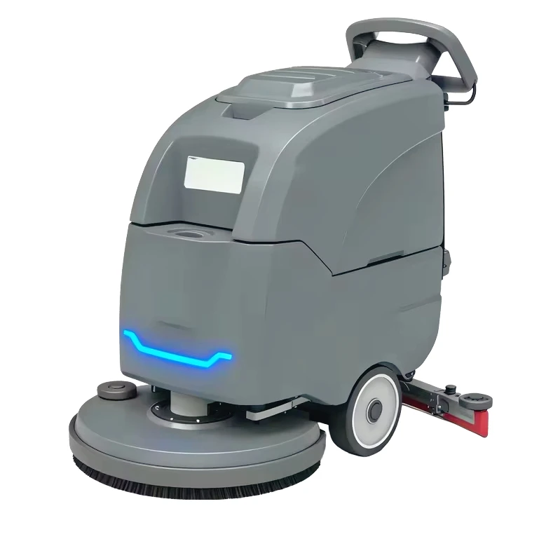 Functional Hand Push Floor Scrubber for Sweeping Scrubbing and Drying All in One Efficient Cleaning Machine for Home
