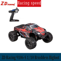 Racing Speed 9106-S 1/10 Brushless Bigfoot 2.4G 4WD 1/10 Brushless Electric Monster Truck 70KM/H RTR RC Car Remote  Distance