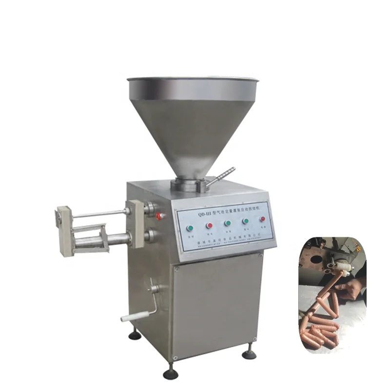 2025 hot sale Filler Stuffer Sausage Linker Tying Machine Automatic Sausage Twisting Machine