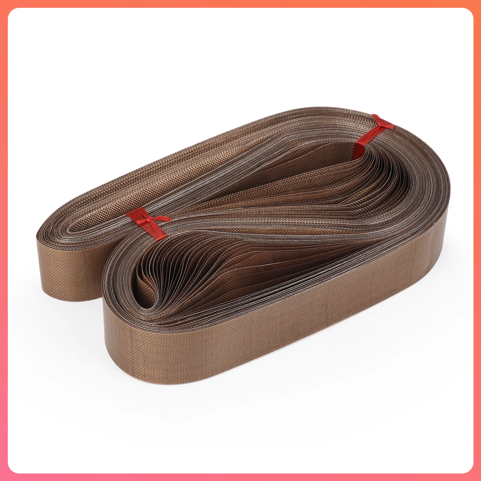 TEBAK 50pcs/lot Sealing Belt for FR-900 Continuous Band Sealer or FRD-1000 Solid Ink Band Sealing Machine Tape 750 770mm