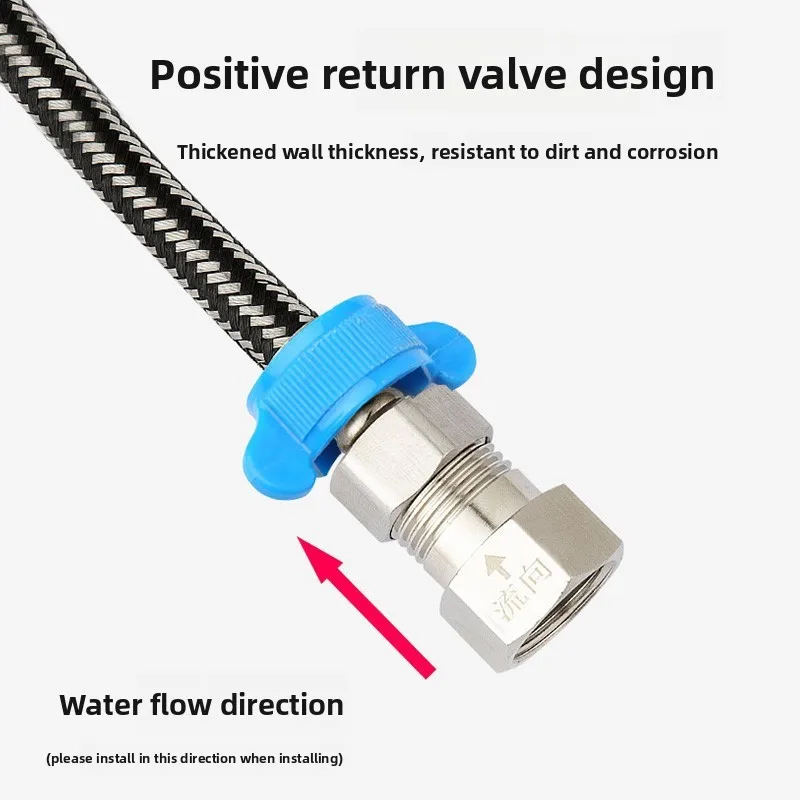 Brass Check Valve 1/2" Female to 1/2" Male Thread Non Return One Way