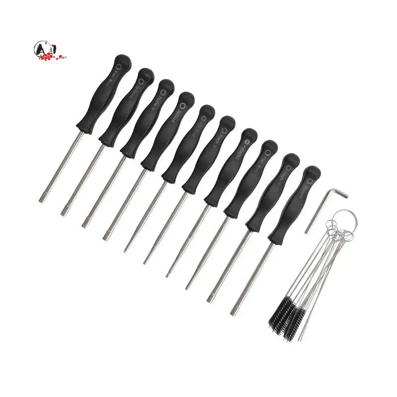 A10E-Carburetor Adjustment Tool With Carburetor Cleaning Brush Needle For Common 2 Cycle Small Engine ECHO STIHL Poulan Husqvarn