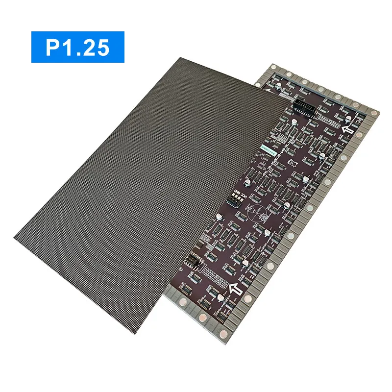 P1.25 Indoor Full Color LED Display Module Flexible HUB75 320x160mm SMD RGB Soft LED Panel Matrix for Signage And Advertising