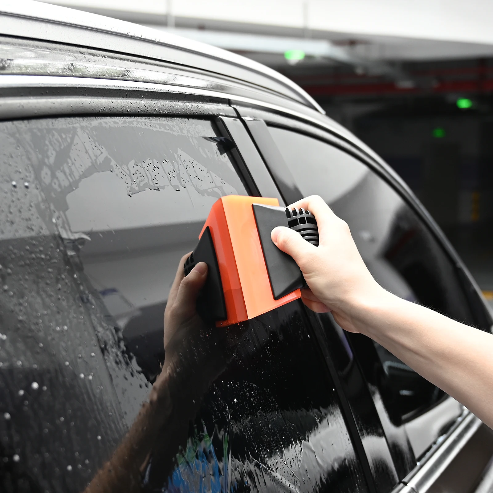 Ehdis 1/2 stücke Gummi klingen schaber Auto wasch werkzeug Fenster Tönung Wasser entfernung Vinyl verpackung Kohle faser folie Rakel reinigung