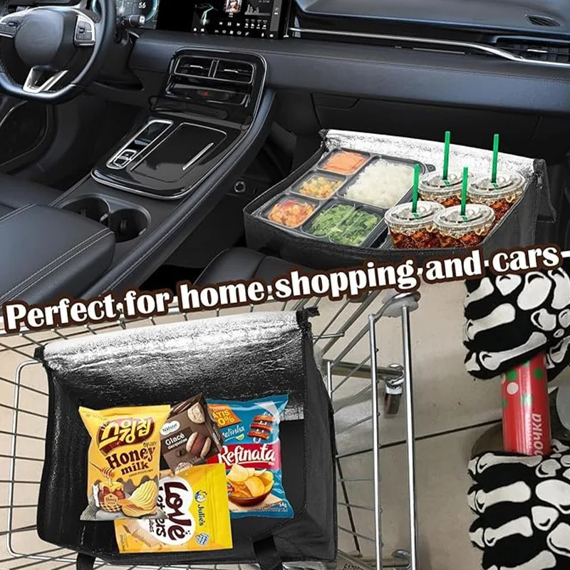 حقيبة نزهة محمولة حقيبة الغداء الحرارية معزولة أكياس تخزين المواد الغذائية الرائعة صندوق نزهة التخييم الشاطئ أدوات المائدة في الهواء الطلق برودة حقيبة يد