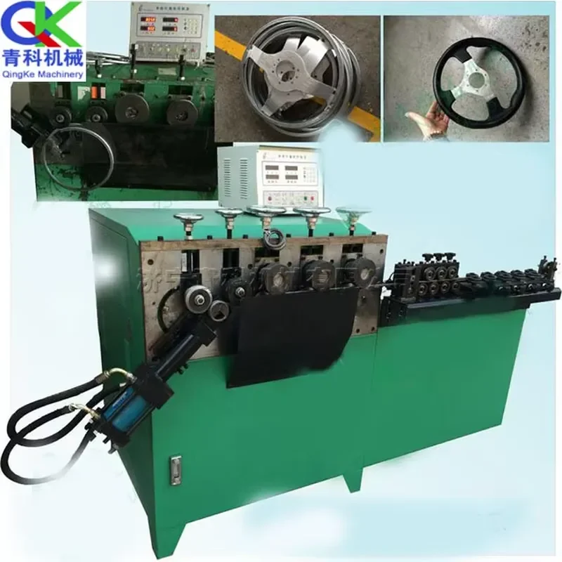 CE Certification QK-4KW Fully Automatic CNC Looping Machine Plastic Bag Loop Punch Machine