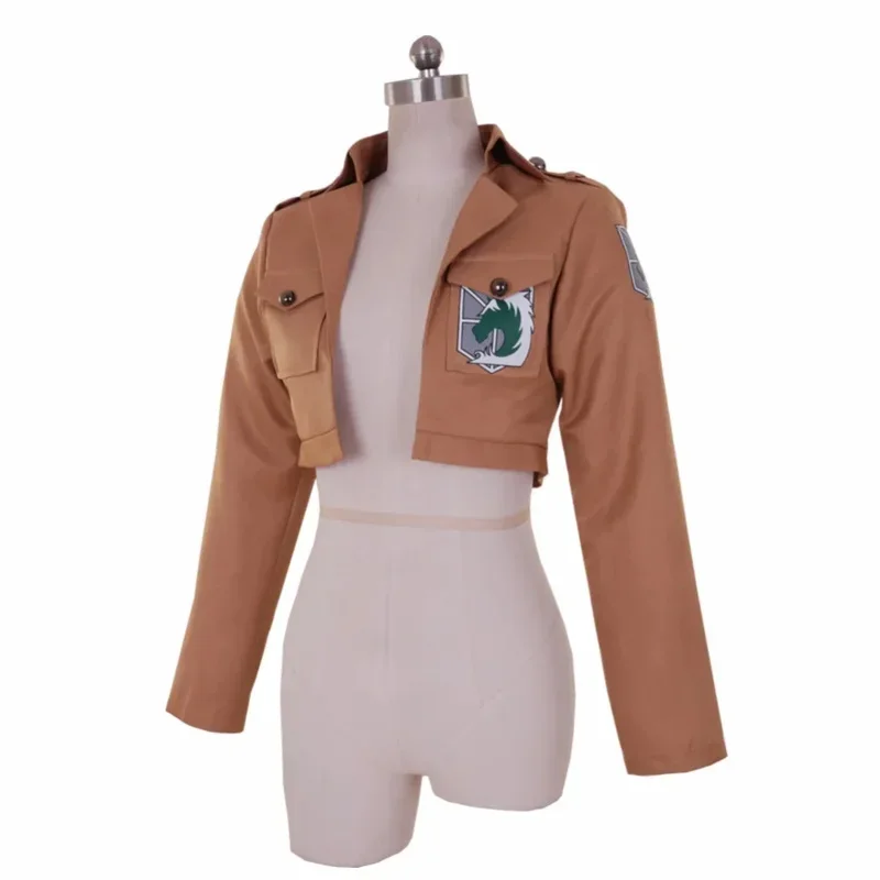 Anime Attack on Titan Jacket AOT Shingeki no Kyojin Military Police Eren Jaeger Cosplay Costume Game Japanese Halloween Carniv U