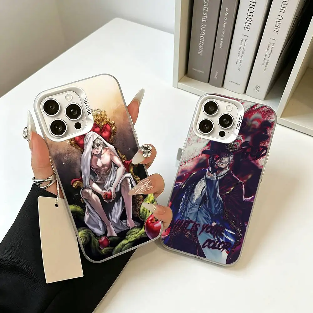 

Anime Record of Ragnarok-a Phone Case For IPhone 17 Air 16 15 14 13 12 11 Pro Max White silver Hard Cover