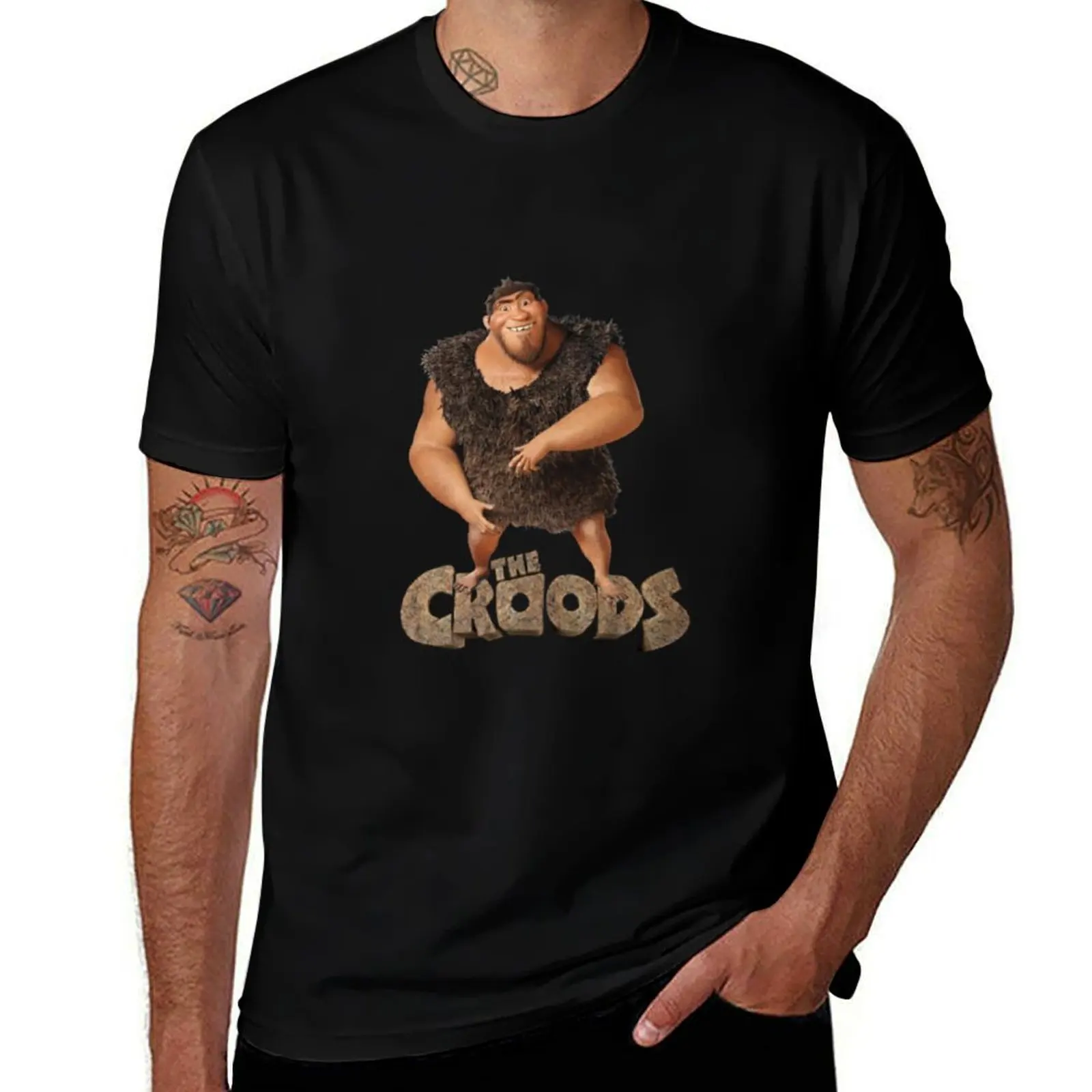 

for men Grug from shirts g The movie for 100% pack man shirt t shirts man T-Shirt t cotton t cotton Croods men