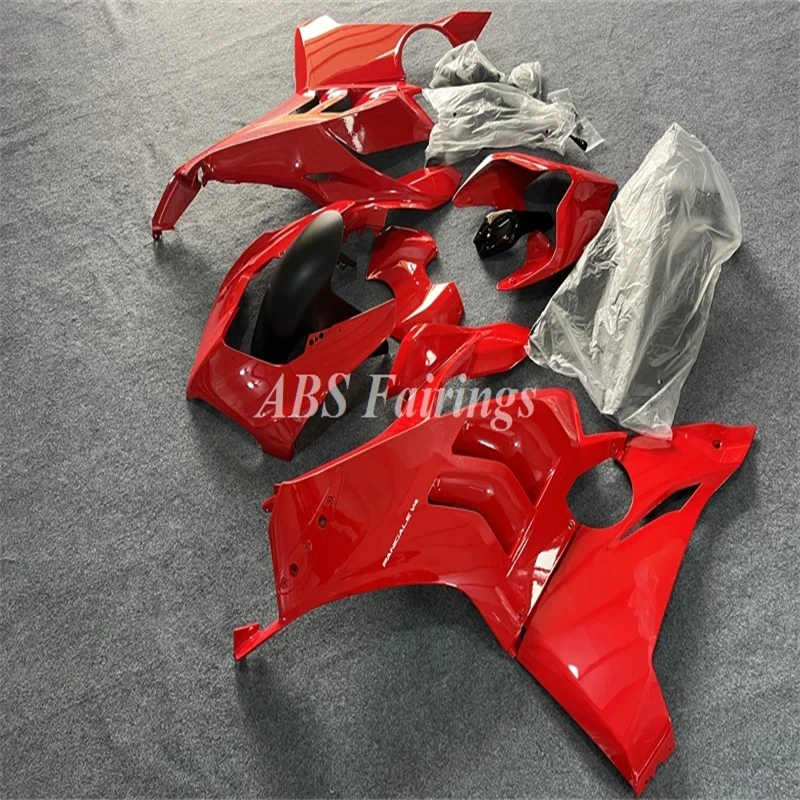 

Injection Mold New ABS Bike Motorcycle Fairings Kit Fit For DUCATI PANIGALE V4 V4s V4r 2020 2021 20 21 Bodywork set Shiny Red
