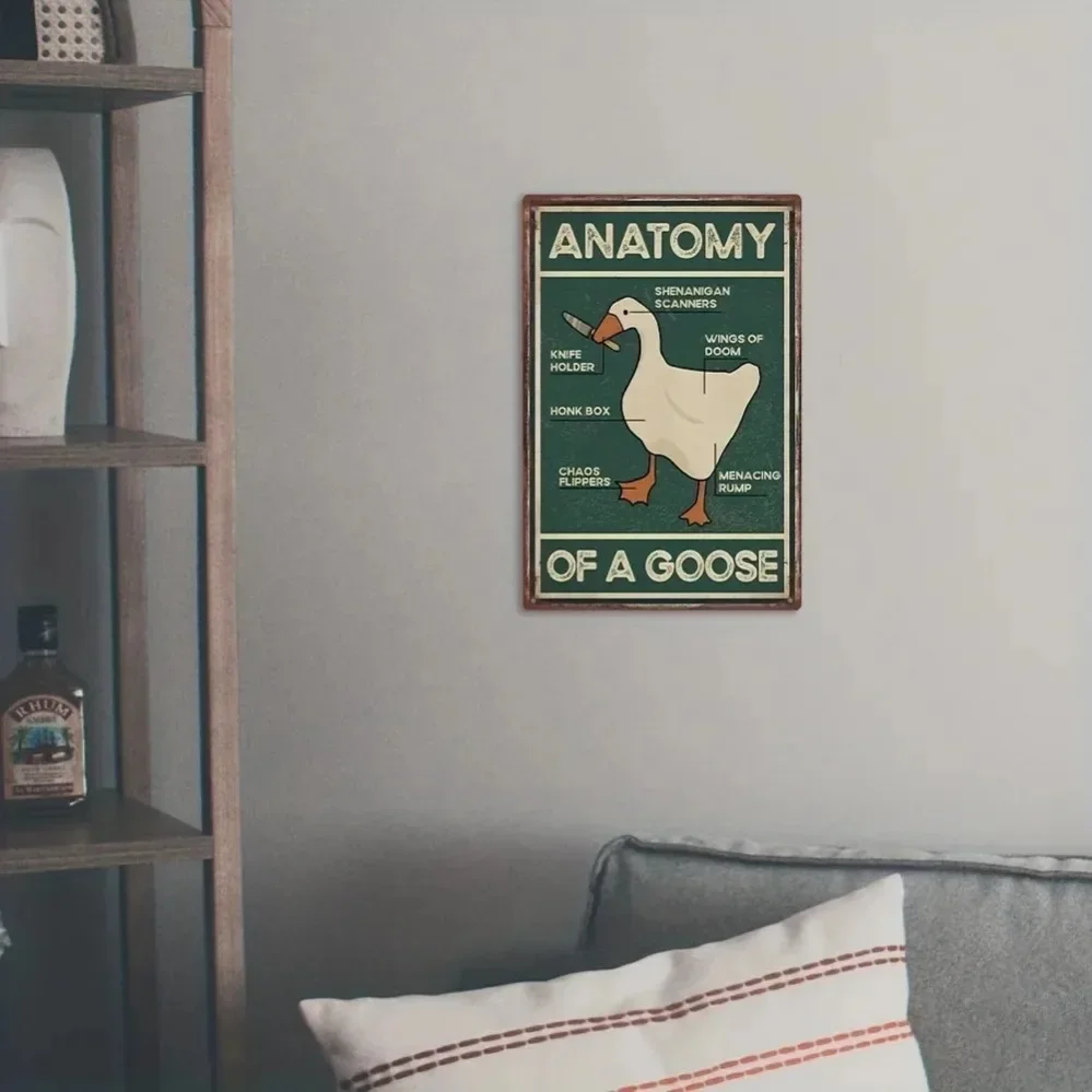 

Настенное искусство в деревенском стиле Wingz Metal Vintage Goose — жестяная вывеска с защитой от воды и пыли | Декор для дома, ресторана, бара, кафе и гаража