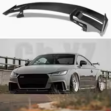 For Audi Tt Tts Ttrs R8 MK3 Mk2 Spoiler High-Quality Forged Carbon Fiber Rear Wing Trunk rear spoiler TTRS GT Style - AliExpress 