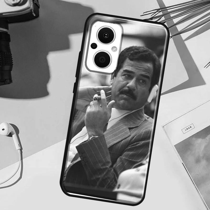 Saddam Hussein Iraq Arabic Phone Case For OPPO Reno 13 13F 12 12F 11 8T 7 8 10 Pro OPPO Find X8 Pro X6 X3 X5 Lite Cover view 4