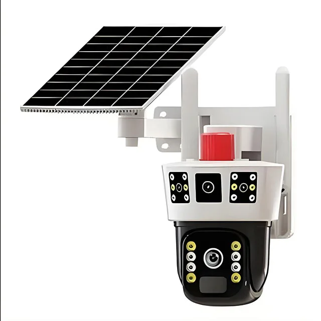 كاميرا شبكة مراقبة خارجية جديدة تعمل بالطاقة الشمسية/كاميرا تعمل بالطاقة الشمسية #4