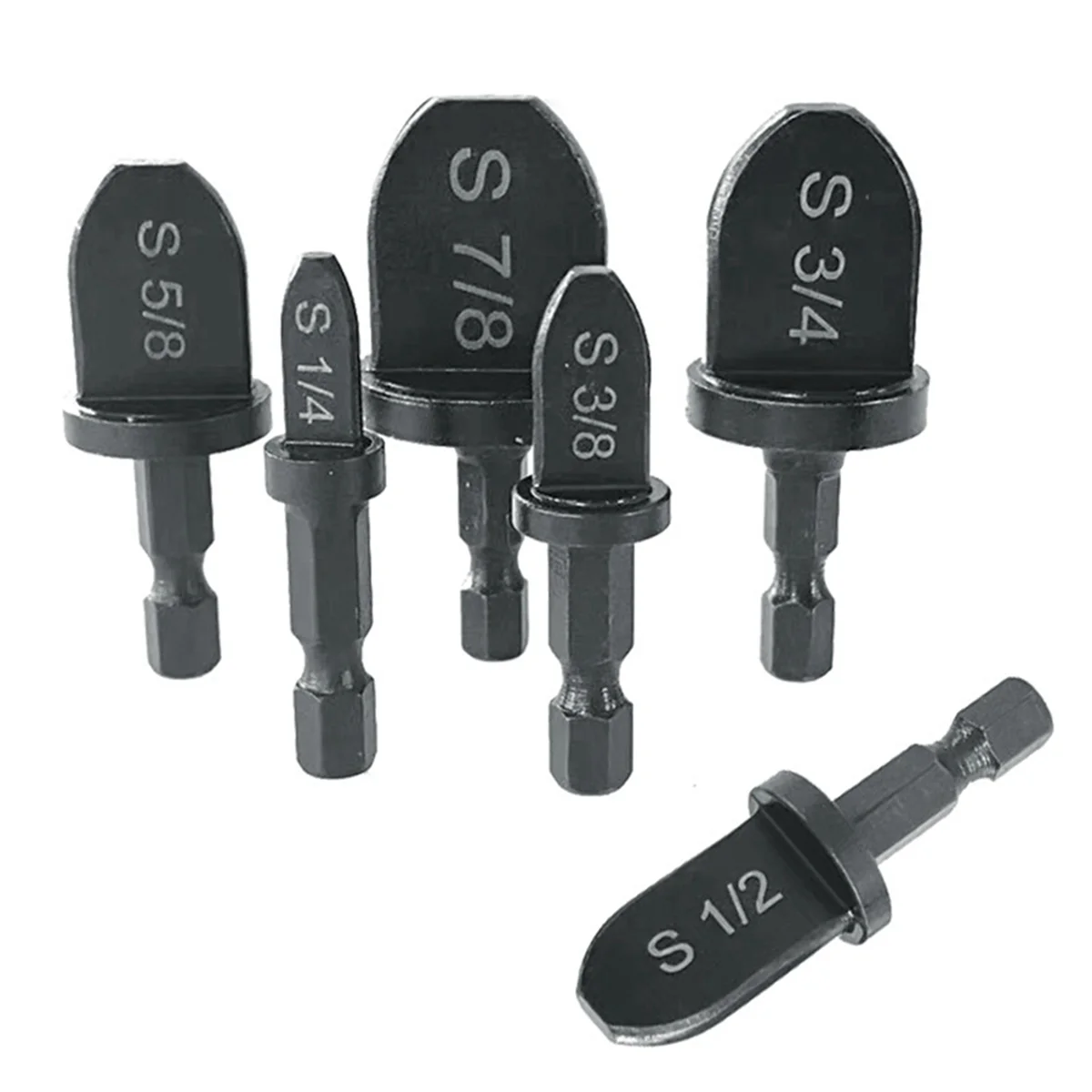 

SEMOIC 2 Pieces 6pc Set Electric Tube Expander Hexagonal Handle Copper Tube Expander Set Air Conditioning Copper Tube Expander