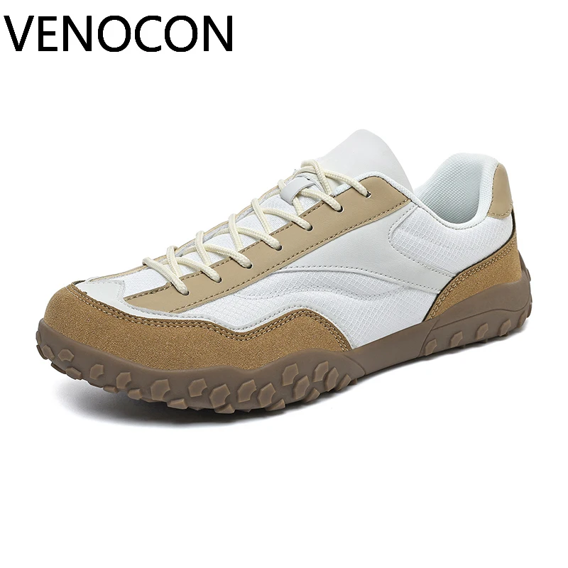 VENOCON Barefoot Mens Extra Wide Fit Ball Toe Box Nose Minimalist Breathable Upper Zero DropTrail Shoes Sneakers Footwear Man