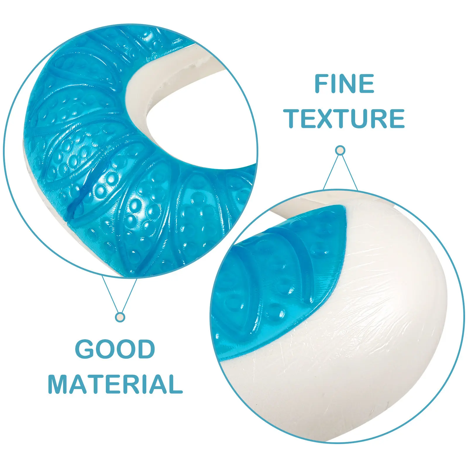 U Shape Gel Neck Pillow Scientifically Designed for Optimal Neck Support Travel Sleeping Pillow Airplane Car Office Home Use