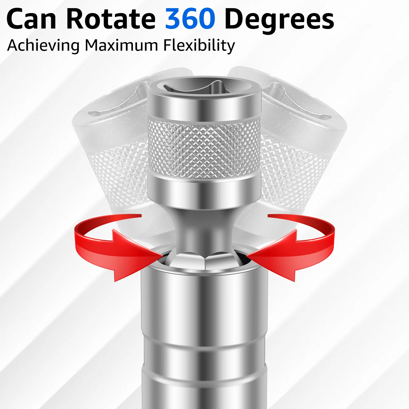 2 stuks bougiedop 14 mm 16 mm 360 °   Gereedschap voor het verwijderen van draaibare bougiedoppen Magnetische installatiegereedschappen voor bougiedoppen