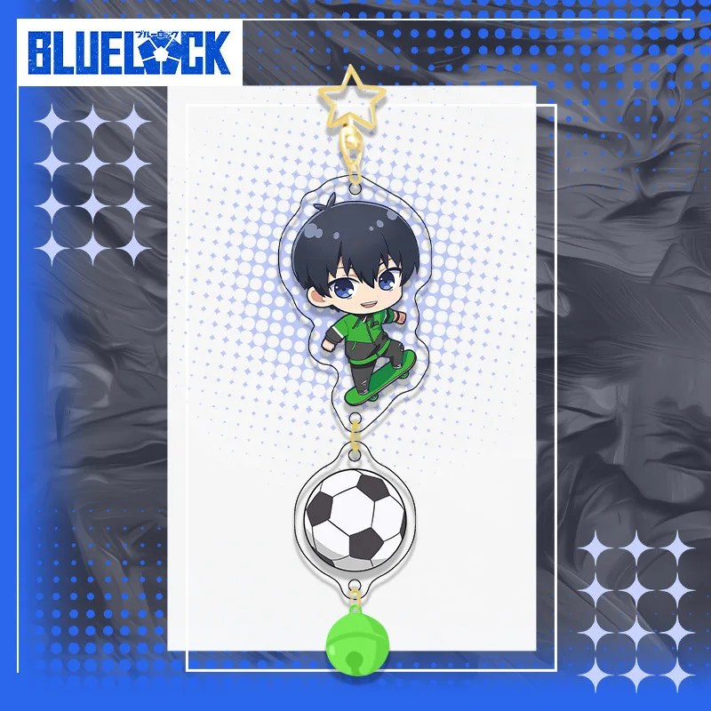 Anime BLUE LOCK Figure Itoshi Sae Rin Itoshi Nagi Seishiro Mikage Reo Acrylic Keyring Bag Accessories Keychains Fans Gifts