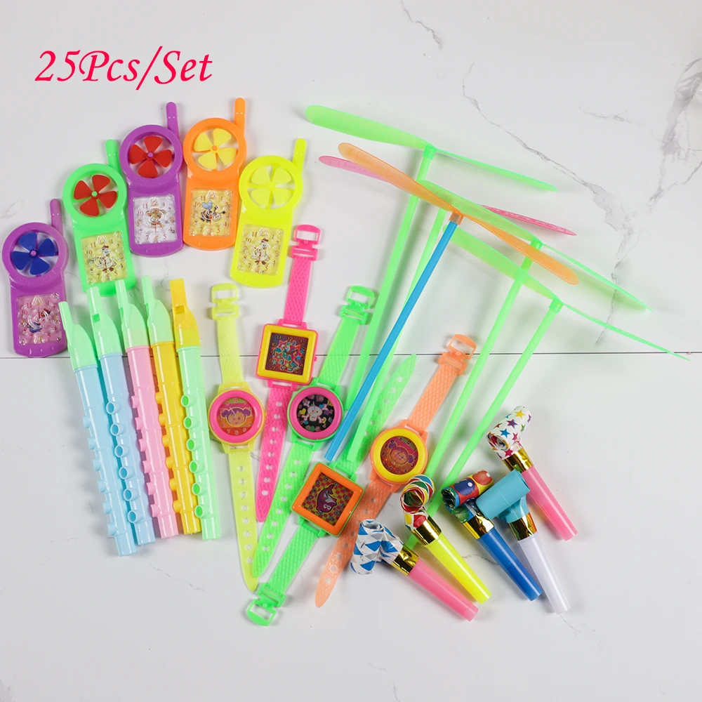 

25 шт. детский лабиринт со свистками, объемные игрушки, детские аксессуары на день рождения, детские подарочные коробки с сокровищами