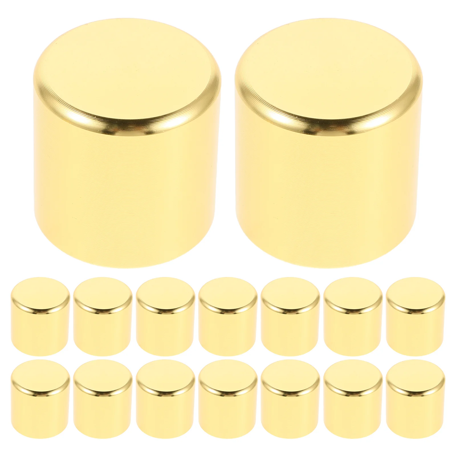 

20Pcs Aluminum Chair Leg Caps Round Furniture Leg Covers for Hardwood Floors Anti-Slip Floor Protectors Dining Room Chair Foot