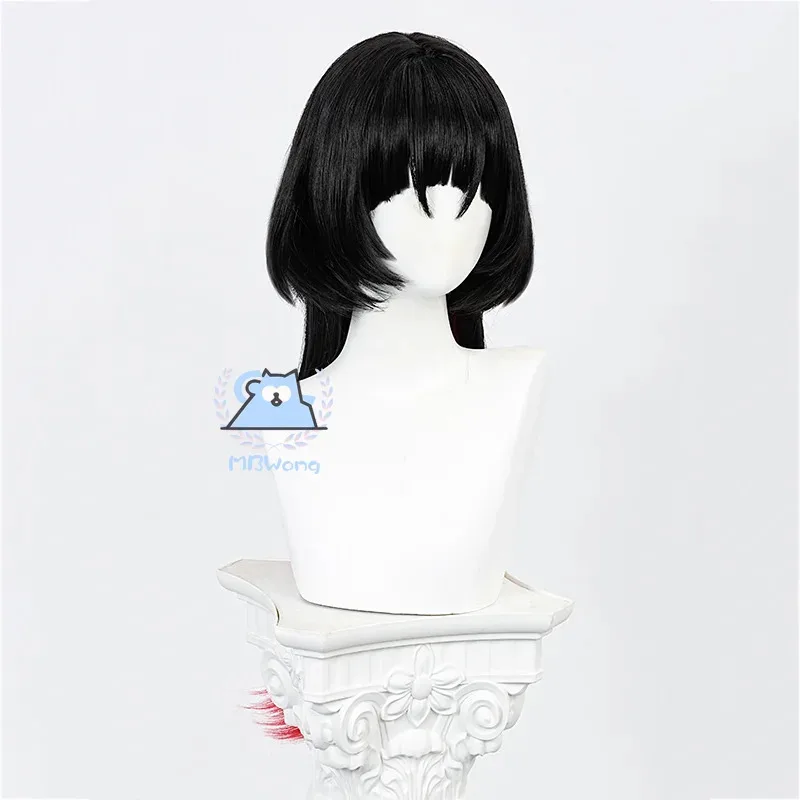 Wig Cosplay Zenless Zone Zero Jane Doe Rambut Panjang Hitam Merah Baru Permainan Eridu Pesta Halloween untuk Wanita Gadis Alat Peraga Permainan Peran