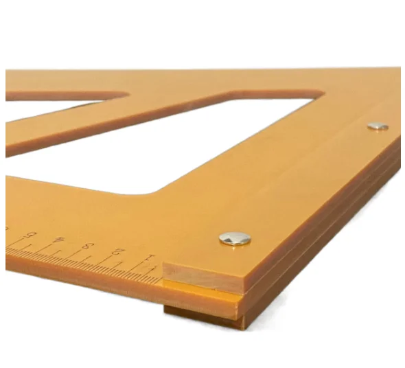 Bakelite Square Ruler Woodworking Square Ruler 90 Degree Cutting Machine Baseplate