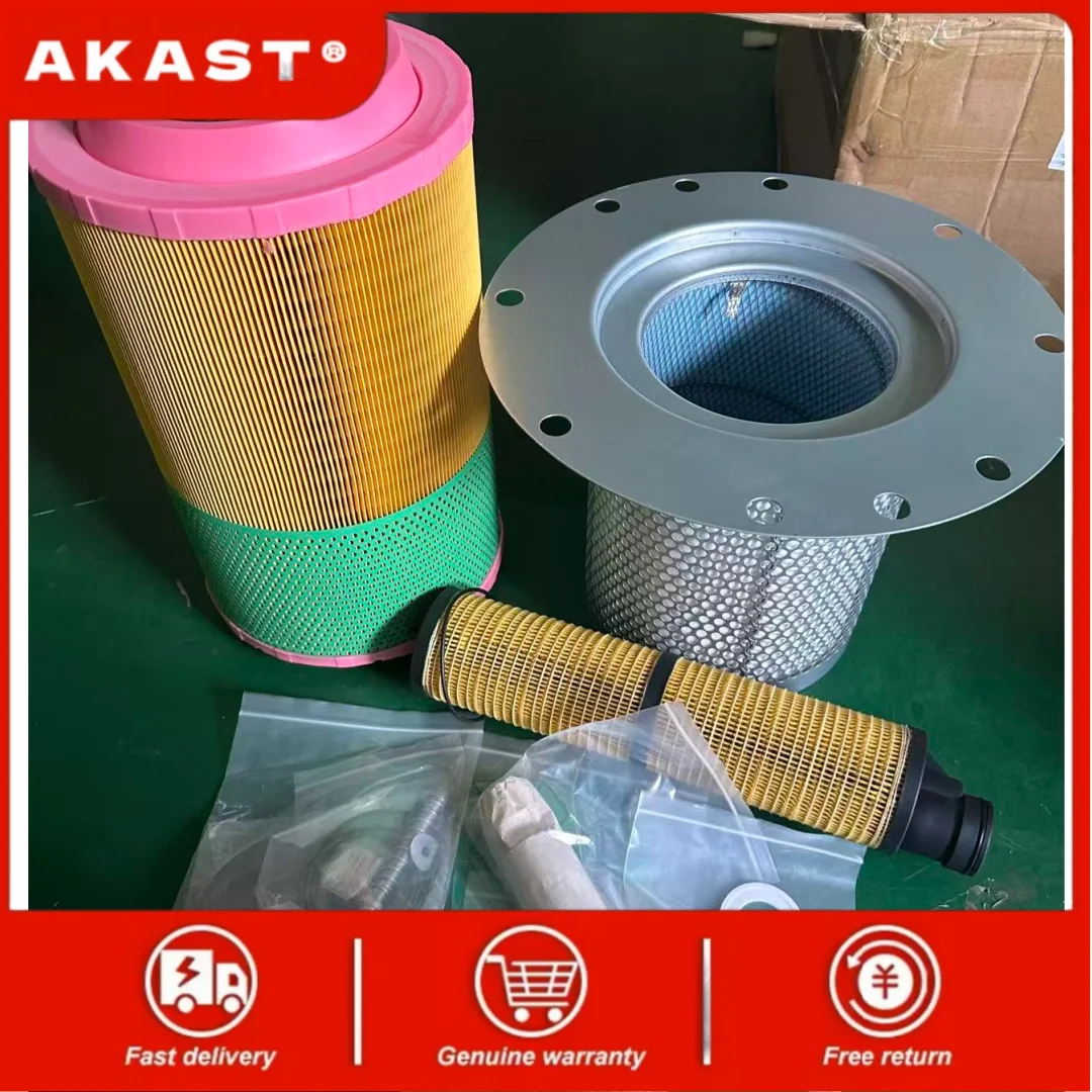 Preventative Maintenance Kit 2901145381 New Aluminum Metal Air Compressor Service Kit with Filter Includes Compressor Parts