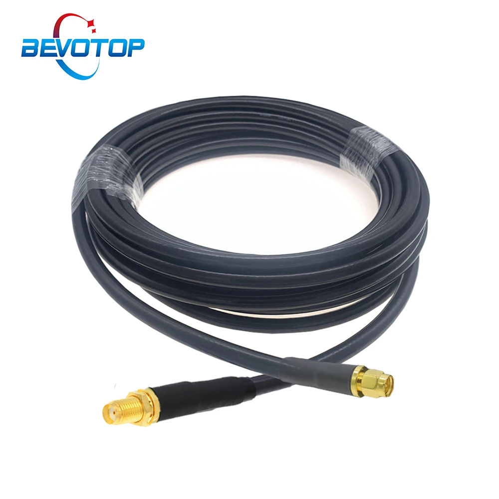 SMA Male to SMA Female Bulkhead Adapter Cable 5D-FB 50 Ohm Low Loss Pigtail RF Coaxial Extension Cord Jumper 50CM 1M 5M 10M 20M