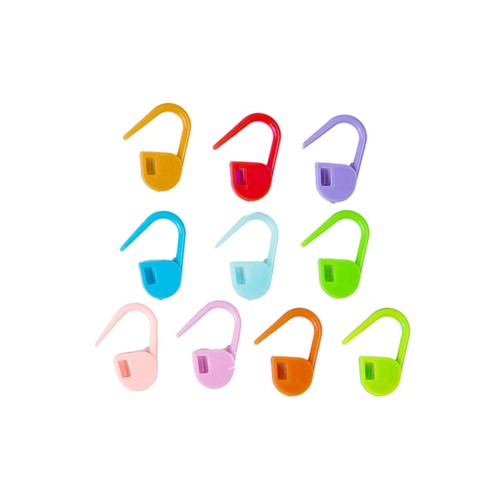 

80Pcs Crochet Stitch Markers Flexible Knitting Accessories for Crafting Projects Locking Ring Counters with Organizing Case