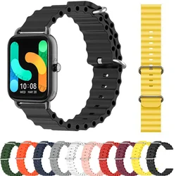 20/22mm Watch Band For Haylou RS4 Plus & RS4 LS12 LS02 Ocean Strap Silicone Bracelet For Haylou GST LS09B RT2 RS3 LS04 RT LS05s