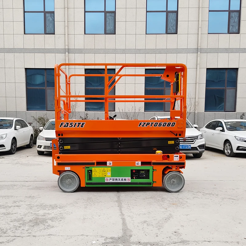 4m 6m 8m 10m 12m Lifting Height Electric Scissor Lift Table Scissor Working Platform for Safe and Stable Elevated Workstations