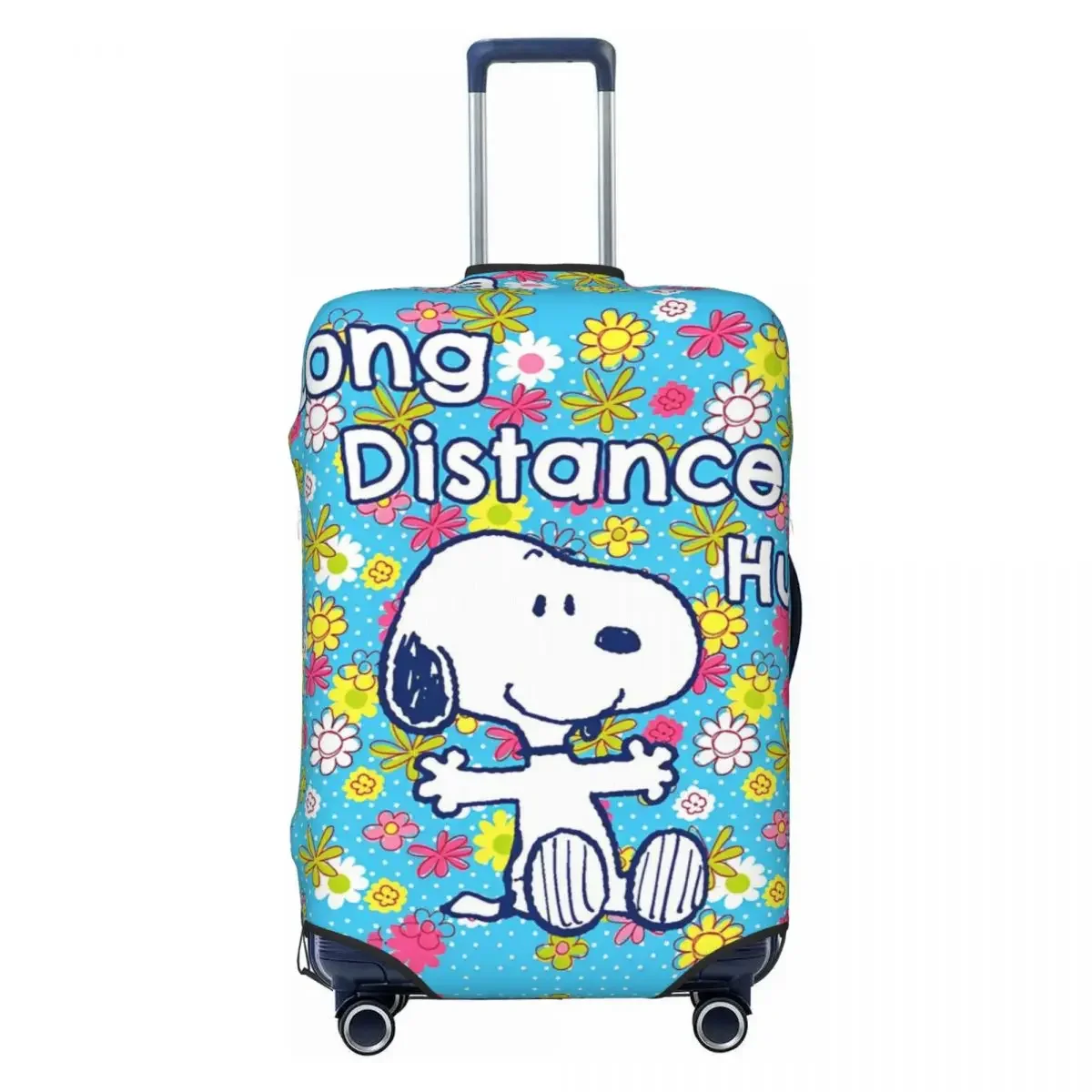 

Dog Cartoon Suitcase Cover Vacation Cruise Trip Useful Luggage Accesories Protector