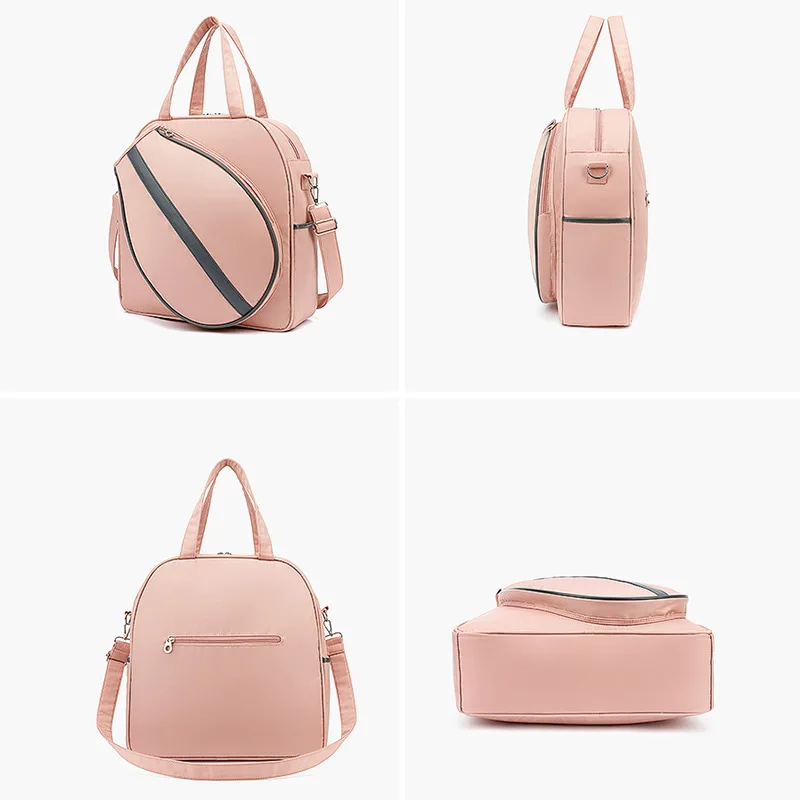 Tennis Bag Portable Single Shoulder Cross Body Racket Bag Badminton Bag 14 inch Computer Bag Dry Wet Separation Gym Bags Handbag